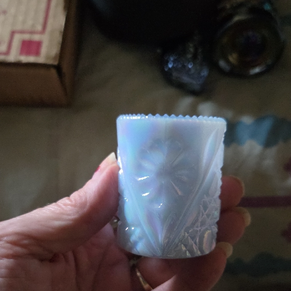 Iridescent Glass Votive Holder Joe St Clair